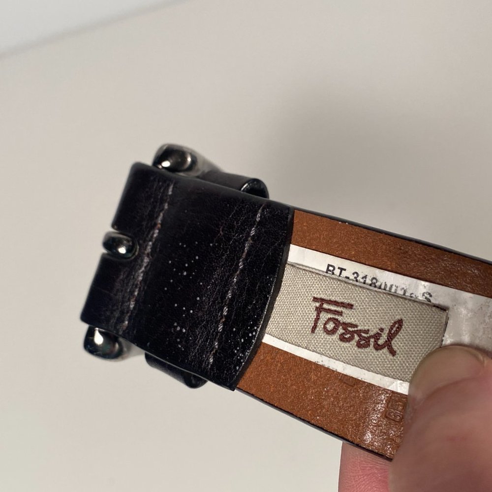 Fossil Multi-Color Leather Stud Accent Belt Women Size S - Picture 6 of 7